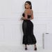 2025 Spring New Sexy Strapless High Waist Crop Top Bodycon Mermaid Dress Set For Women_ecoleips.com