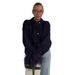 Women's Clothing Women's High Street Knitted Cardigan Solid Color Button Up Sweater Style Trendy Fashion Coat_ecoleips.com