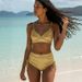 Women's Sexy Solid Color Two-Piece Swimsuit Backless High-Waisted Bikini_ecoleips.com