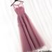 Evening 2026 Spring New Style One-Shoulder Bridesmaid Simple Solid Color Wedding Bridal Toast Dress_ecoleips.com