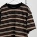 Summer New Striped Short Sleeve T-Shirt Digital Print Comfortable Loose Fit Casual Sports Top for Men And Women_ecoleips.com