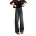 2024 Autumn/Winter New Wide-Leg Jeans For Plus-Size Women, Elastic Loose Fit, High-Waisted, Slimming, Straight-Leg_ecoleips.com