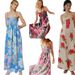 2025 Summer New European And American Style Commuting Printed Camisole With High Waist Belt A-line Elegant Long Dress_ecoleips.com