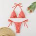 Verve New Striped Tie Bikini Sexy Thong Brazilian Swimsuit For Women_ecoleips.com