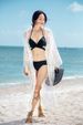 Women's Clothing Bikini Cover Up Jacket Hot Spring Swimsuit Outerwear Lace Hollow Seaside Beach Holiday Dress Sunscreen Cardigan Women_ecoleips.com