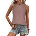 Women's Clothing Spot Spring And Summer New Round Neck Printed Vest T Shirt Top_ecoleips.com