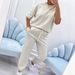 Women's Fashion Casual Suit Set Offset Printed Summer Pant Sets_ecoleips.com