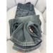 Women's Clothing High Waist Star Pattern Wide Leg Jeans Retro Loose Hip Covering Slimming Large Size Straight Trousers_ecoleips.com