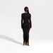 Summer Slim Fit Long Sleeved Slit Dress European American Style Sexy Cross Border Trade Women's Clothing_ecoleips.com