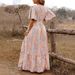 Women's High Waist Slimming Maxi Dress – Paisley Print With Elegant Office Casual Style For Fall 2026_ecoleips.com