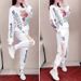Women's Oversized Lounge Set – Trendy Streetwear Hoodie & Jogger Pants (S-2XL, Black/White) | Korean-Inspired Dancewear_ecoleips.com