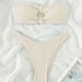 Women's Sexy Two Piece Swimsuit New Style Bikini Special Fabric for Summer Beachwear Size 4 to 16_ecoleips.com