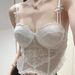 Pure Desire Lace Patchwork Mesh Inner Camisole Women's Winter Slim Fit Pink Short Sweet Spicy Top_ecoleips.com