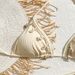 Women's Clothing New Style Lace Up Halter Neck Triangle Cup Beach Sexy Swimsuit Hot Spring Bikini_ecoleips.com