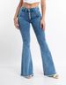 Promotional Item, In-stock Cross-border European And American Women's Jeans, Unique High-waisted Stretchy Studded Raw_ecoleips.com