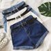 Women's Rolled Hem Denim Shorts, A-line Loose Casual Pants, 2025 New Summer Style, Short Wide-leg Pants For Hot Girls_ecoleips.com