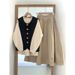 Women's Clothing Fashion Women's Autumn Suits For Women New Style Stylish Design Vest Shirt Covering Flesh Skirt Three Piece Suit_ecoleips.com