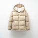 Pinghu Chixin New National Standard 90 Down Women's Winter Hooded Windproof Casual Versatile Puffer Jacket Cold-Proof_ecoleips.com