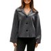 Women's Casual Office Short Suit With Long Sleeves And Buttoned Top_ecoleips.com