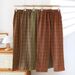 Spring And Summer Couples Long Trousers Cotton Double-layer Yarn-dyed Homewear Men And Women Plaid Pajama Pants_ecoleips.com