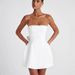 Women's Clothing Sleeveless Simple Top A Line Skirt For Women Spring And Summer New Style Temperament Sweet And Spicy Backless Bow Short Skirt_ecoleips.com