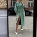 "Vintage Palace-Style Wool Coat – Retro Lantern Sleeves & Wide Lapel, Elegant Winter Long Coat For Women"_ecoleips.com