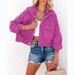 Women's Clothing Denim Jacket For Women Autumn And Winter New Street Drawstring Hooded Loose Jacket 606_ecoleips.com