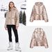 Women's Spring Hooded Windbreaker Jacket – Slim-Fit Short Coat With Light Insulation_ecoleips.com