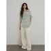 Relaxed Casual, Comfortable V-neck 100% Ramie Shirt, Loose And Simple Sun-protective Long-sleeve Shirt_ecoleips.com