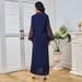 Women's Clothing Middle East Dubai Summer New Women's Wear Dubai Travel Party Dinner Dress Fashion Long Sleeve Dress_ecoleips.com