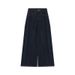 American-style Dark Blue Wide-leg Jeans Women, And Autumn 2026 New Model, High-waisted, Loose, Drapey, Floor-length_ecoleips.com