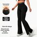 Women's Clothing High Waist Yoga Flared Pants For Women Hip Lifting Slimming Wide Leg Quick Drying Fitness Clothes Style_ecoleips.com