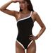 Women's Clothing Color Sexy One Piece Swimsuit Female Slimming Belly Covering Beach Hot Spring Bikini Swimsuit_ecoleips.com