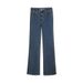 Women's Clothing Spring New High Waist High Slim Fit Split Retro Flared Pants Flared Jeans Women Spring_ecoleips.com