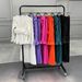 Women's Plus Size Fashion Two Piece Set Pleated Long Skirt Cross Border Miyake Style Top And Bottoms Ensemble_ecoleips.com