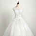 White plus Size Wedding Dress 2025 New Style European And American Style Train Wedding Dress for Maternity And Princess Weddings Brides_ecoleips.com
