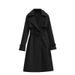 Trendy Women's Korean Style Mid-Length Trench Coat Spring/Autumn Fashionable Casual Long Sleeve Overcoat_ecoleips.com