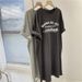 Summer Fashion Trendy Printed Short Sleeve Large Size Women's Loose Dress Top_ecoleips.com