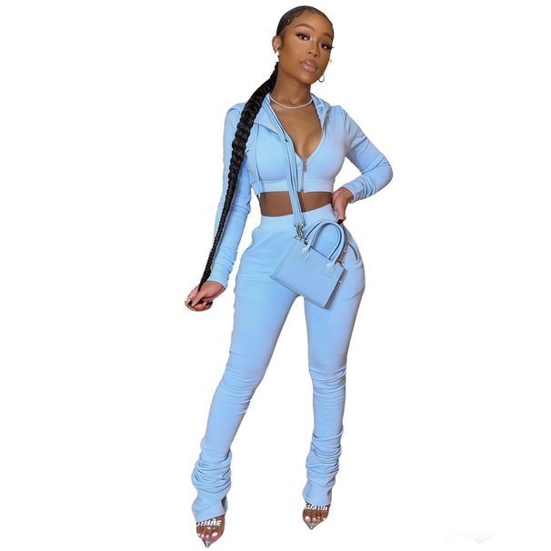 Women's Casual Hooded Long Sleeve Top & Sleeveless Pants Set - Stylish Two-Piece Outfit For Everyday Wear_ecoleips.com
