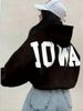 Women's Clothing2026 Street Style, Fashionable, Casual, And Cool, Letter Print, Loose Fitting Trendy Hooded Sweatshirt For Women._ecoleips.com