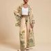 European American Autumn Fashion Loose Cardigan And Wide Leg Pants Set Long Sleeved Printed Suit for Women_ecoleips.com