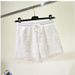 Women's Clothing Knitted Lace Embroidery Hollow Loose Shorts Anti Exposure Safety Pants Women's New Style Shorts_ecoleips.com