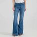 Women's High Waist Flared Jeans – Vintage Embroidered Denim Pants With Stretch For A Retro & Slim Fit_ecoleips.com