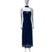Halter Tie Back Mesh Formal Dress | Free Rhinestone Pin Stretch Bodycon Maxi For Wedding & Cocktail_ecoleips.com