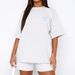 Women's Clothing Autumn And Winter New Sweater Suits Fashion Sports Short Sleeved Pullover Shorts Suit Two Pieces_ecoleips.com