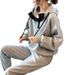 100kg Plus Size Loose Casual Style Sports Hoodie For Women Autumn Winter European And American Cross-Border Fashion_ecoleips.com