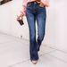 Women's Clothing High Waist Elastic Flared Pants_ecoleips.com