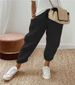 Suitable For All Seasons 2024 Women's Cotton Linen Pocket Elastic Casual Spring Summer Long Pants_ecoleips.com