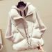 Down Cotton Vest Women's Vest Autumn And Winter New Korean Style All Match Thickened Loose Waistcoat Cotton Vest Jacket_ecoleips.com