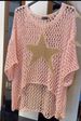 Women's Clothing Five Star Round Neck Sweater Female Commuting Elegant Three Quarter Sleeve Top Air Conditioning Shirt_ecoleips.com